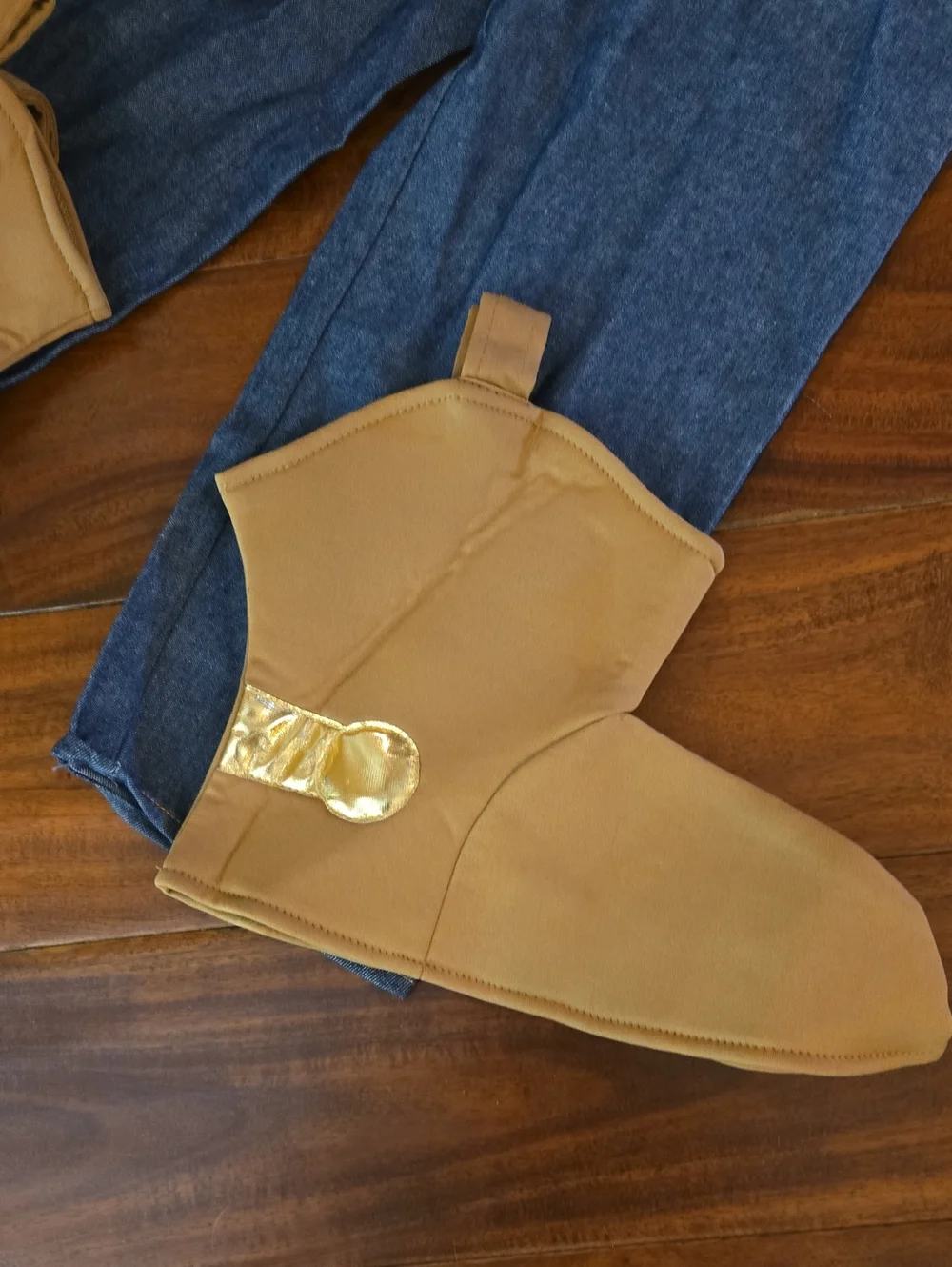 Toy Story Woody Yellow  Cowboy Costume with Blue Pants and Brown Boot Covers